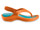 crocs-athens-kids-orange-turquoise